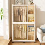 Load image into Gallery viewer, Portable Wardrobe Closet Storage Organizer for Clothes