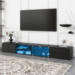 Load image into Gallery viewer, Modern Faux Marble APP Controlled LED TV Stand for TVs Up to 105''