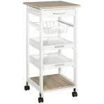 Load image into Gallery viewer, Mobile Kitchen Cart Rolling Kitchen Island with Storage