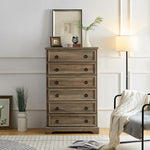 Load image into Gallery viewer, Modern Tall Chest of 6 Drawer Dresser Closet Organizers