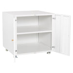 Load image into Gallery viewer, White Metal Printer Stand with Storage and Adjustable Shelf for Home Office