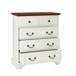 Load image into Gallery viewer, Modern Ample Storage Wide Chest White 5-Drawer Dresser