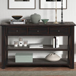 Load image into Gallery viewer, Modern Entryway Sofa Side Table Console Table with 3 Storage Drawers