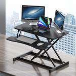 Load image into Gallery viewer, 32 Inch Desk Converter Adjustable Standing Desks