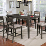 Load image into Gallery viewer, 7pc Counter Height Dining Table Set 1x Table 6x Chairs