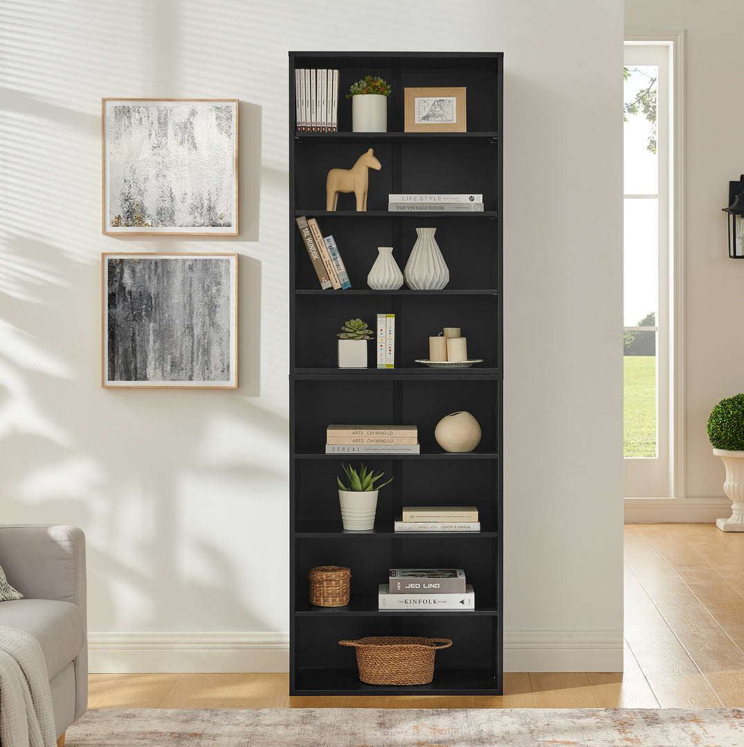 Multi-Functional Adjustable Shelf 8-Layer Storage Double-Layer Bookcase