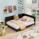 Load image into Gallery viewer, Full Size Wood Espresso Daybed/Sofa Bed
