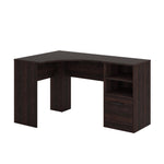 Load image into Gallery viewer, Brown Finish Computer Corner Desk With Drawer
