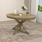 Load image into Gallery viewer, Retro Functional Extendable Dining Table with 12&#39; Leaf

