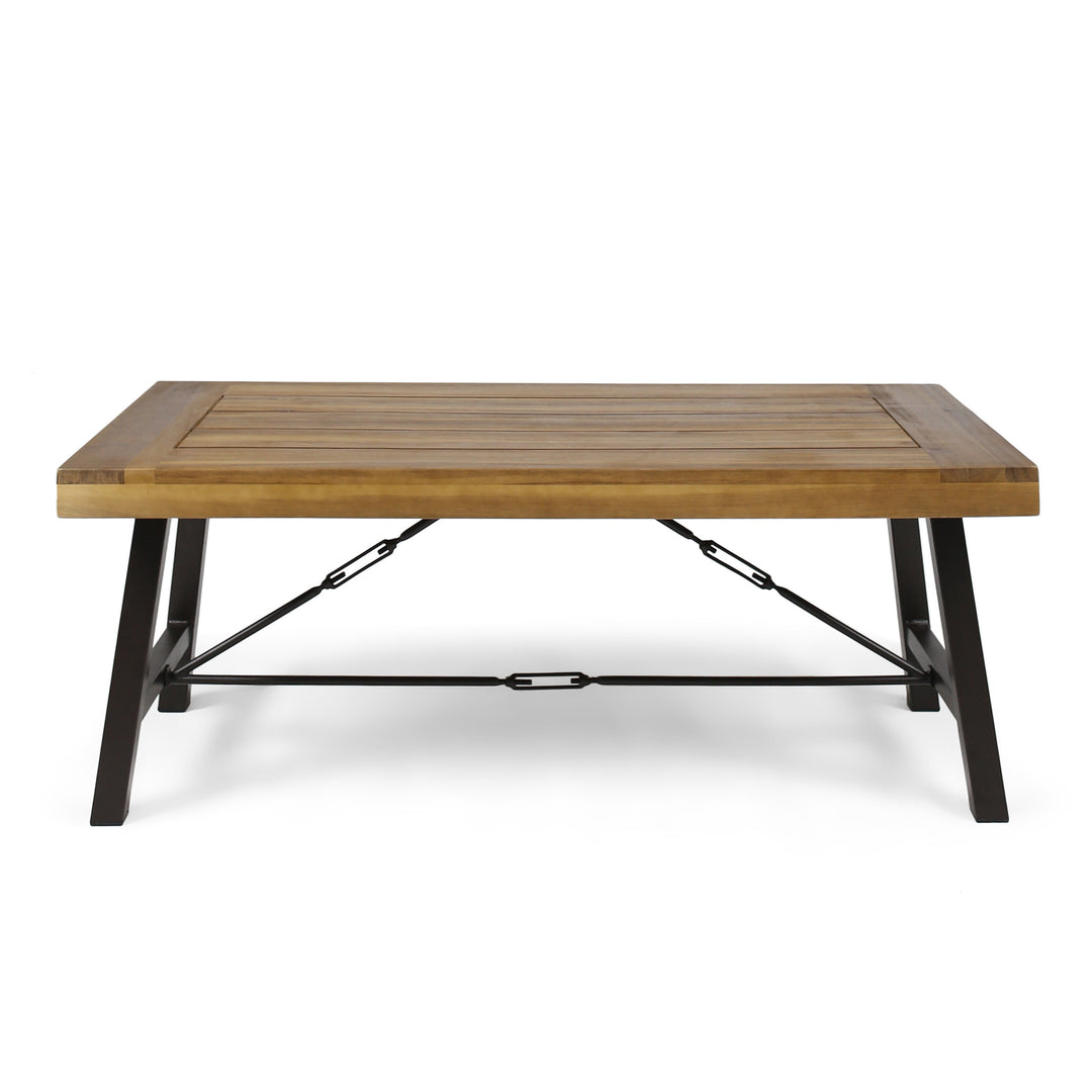 Outdoor Acacia Wood Teak Coffee Table