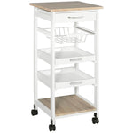 Load image into Gallery viewer, Mobile Kitchen Cart Rolling Kitchen Island with Storage

