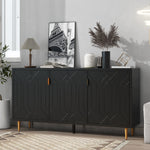 Load image into Gallery viewer, Modern TV Stand with 3 Doors and Adjustable Shelves
