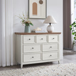 Load image into Gallery viewer, Modern Farmhouse 7 Drawers Dresser Cabinet
