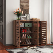 5-Tier Shoe Storage Cabinet with Adjustable Shelves