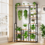 71 Inches 8-Tiered Heavy-Duty MetalTall Plant Shelf