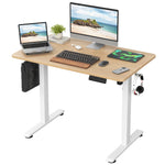 Load image into Gallery viewer, Electric Standing Desk Adjustable Height Sit Stand Home Office Desk with Splice Board
