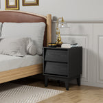 Load image into Gallery viewer, Mid Century Modern 2 Set Nightstands Features Vintage-style and Bevel Design
