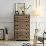 Load image into Gallery viewer, Modern Tall Chest of 6 Drawer Dresser Closet Organizers
