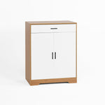 Load image into Gallery viewer, Freestanding Wooden Shoe Cabinet Organizer with Adjustable Shelves
