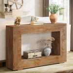 Load image into Gallery viewer, 47 Inches Rustic Farmhouse Console Table with Storage for Hallway Living Room

