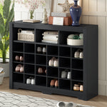 Load image into Gallery viewer, Modern Sleek Design 24 Shoe Cabinet with Curved Base

