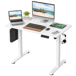 Load image into Gallery viewer, Electric Adjustable Height Stand Standing Desk with Splice Board
