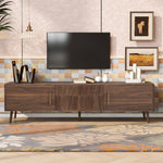Load image into Gallery viewer, Mid Century Media Console Table TV Stand with 2 Drawers
