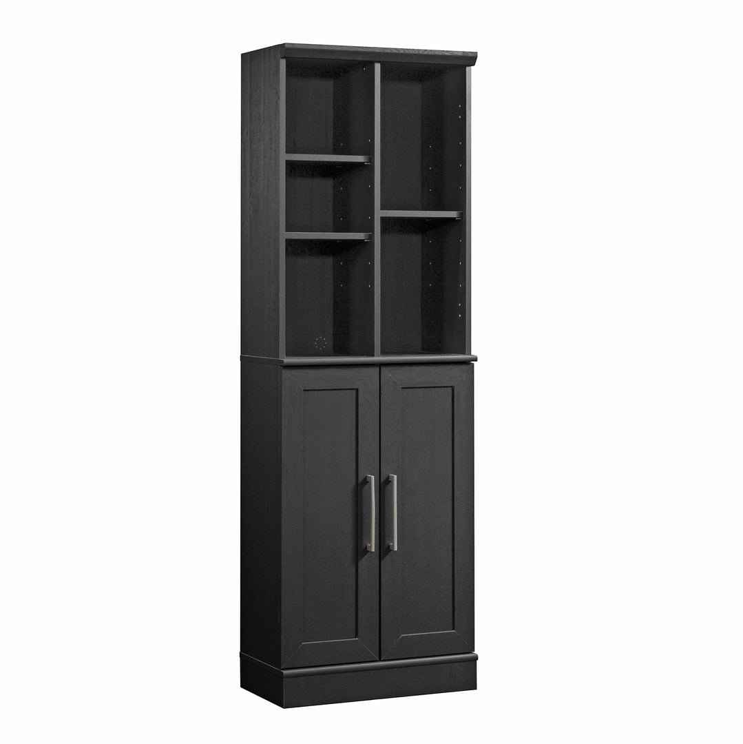 Black Brown Finish Storage Cabinet