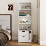 Load image into Gallery viewer, Night Stand with 2 Storage Drawers for Bedroom
