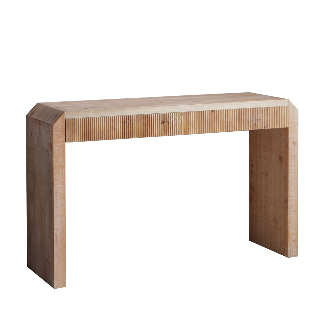 Rustic Modern Console Table with Drawer Storage