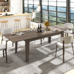 Load image into Gallery viewer, 106&#39;&#39; Large Extendable Kitchen Dining Table
