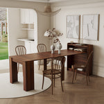 Load image into Gallery viewer, Modern Extendable Dining Table with Storage
