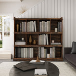 Load image into Gallery viewer, Vintage 5 Tier 10-shelf MDF Bookcase for Home Office

