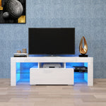 Load image into Gallery viewer, Large Entertainment TV Stand TV Base Stand with LED Light TV Cabinet
