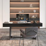 Load image into Gallery viewer, Modern Black Y-Shaped Metal Legs Computer Work Desk
