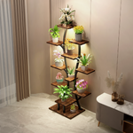 Load image into Gallery viewer, Vase Shape Metal Plant Plant Stand Indoor with Grow Lights
