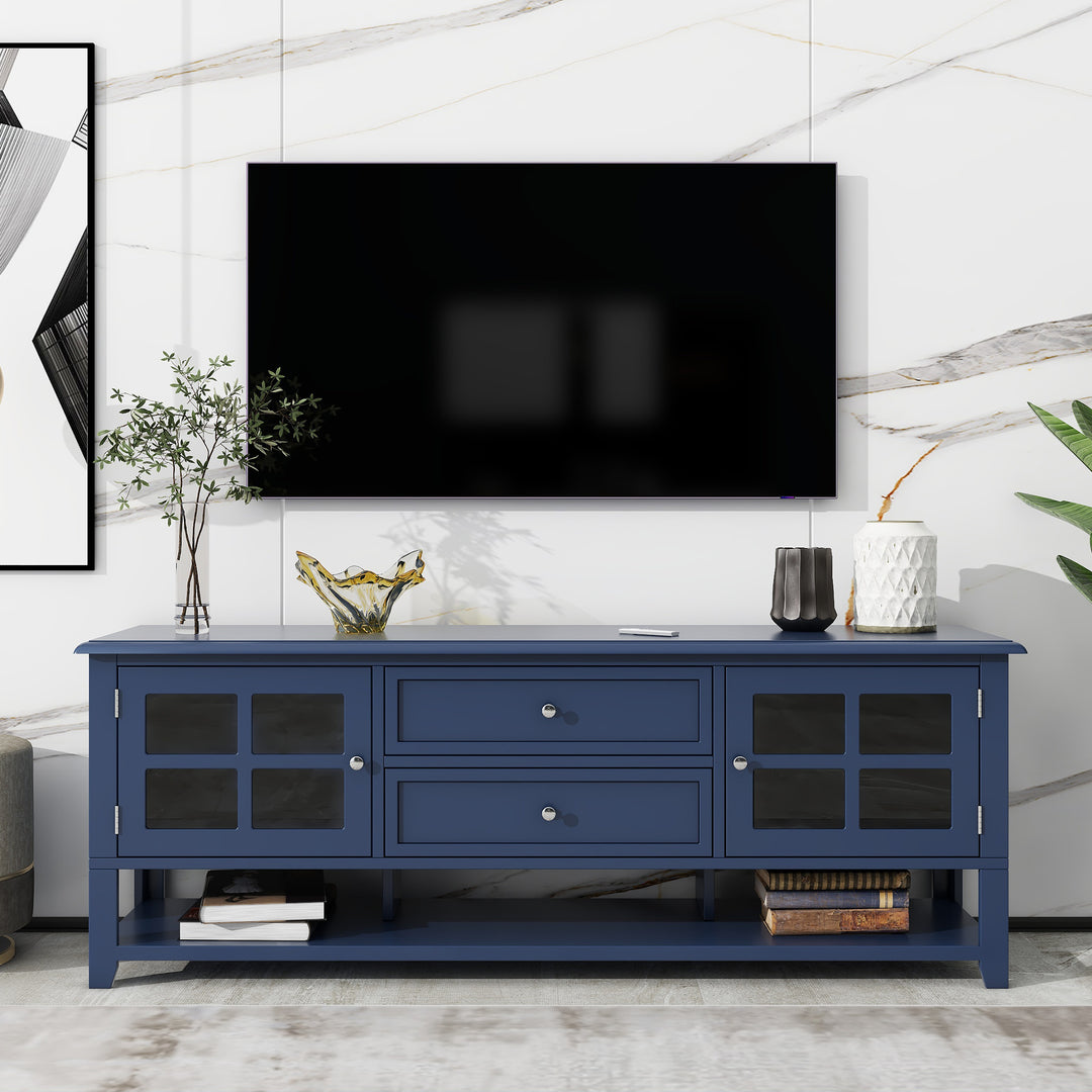Modern Multifunctional Entertainment Center TV Stand with Storage Space