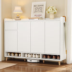 Load image into Gallery viewer, Sleek and Contemporary Shoe Cabinet with Adjustable Shelves

